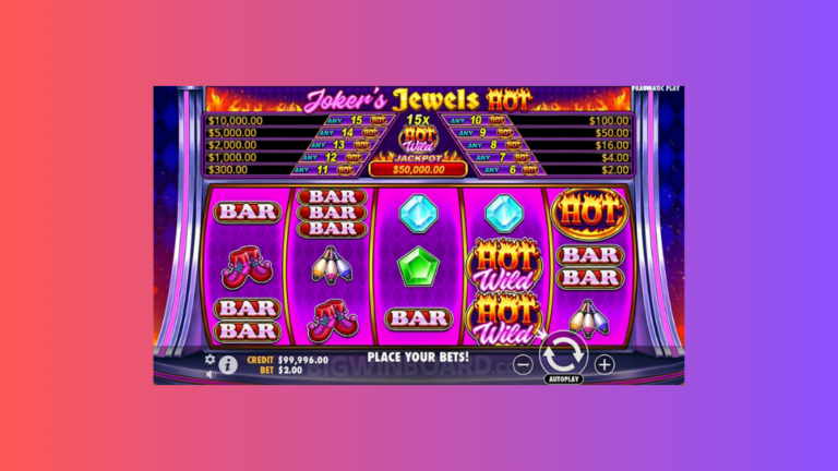 “Joker’s Jewels Hot” Slot Online Pragmatic Play