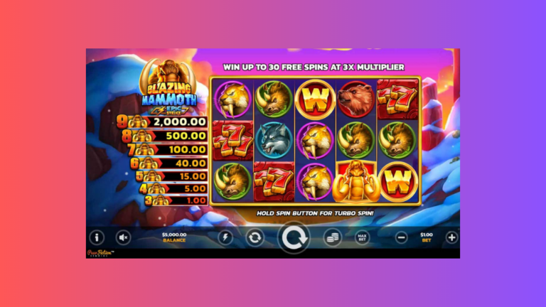 Blazing Mammoth Epic Strike: Slot di Microgaming