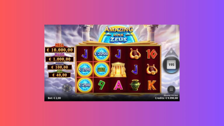 Amazing Link Zeus: Slot Online di Microgaming