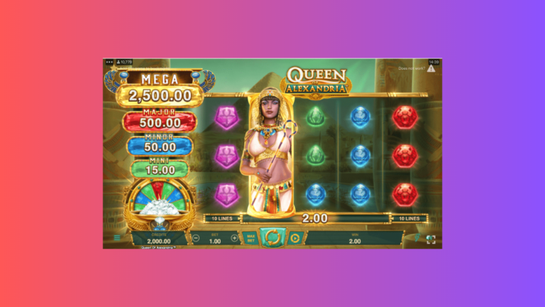 Queen of Alexandria: Slot Online di Microgaming