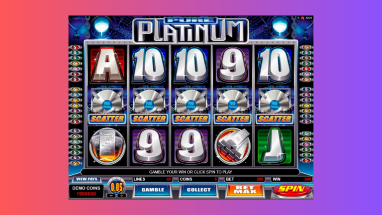 Game Slot Online “Pure Platinum” di Microgaming