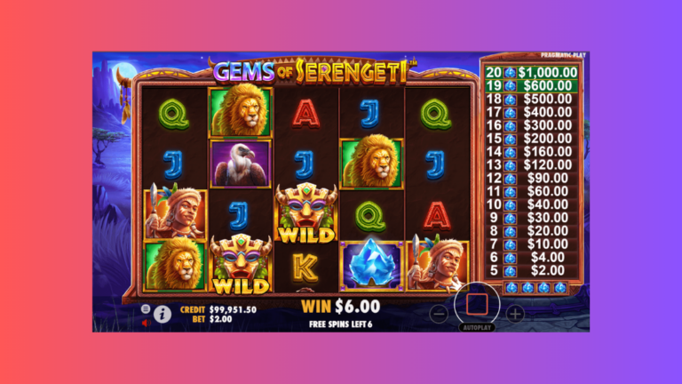 Gems of Serengeti: Slot online di Pragmatic Play